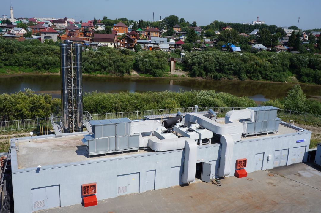 Газопоршневая электростанция мощностью 1,6 МВт в г. Тюмень